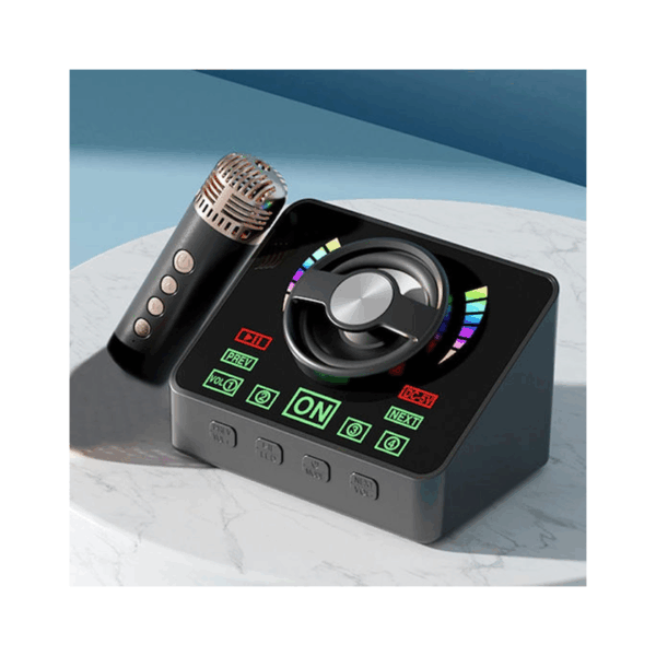 Ασύρματο Ηχείο Karaoke Bluetooth με 2 Μικρόφωνα Q-4 Μαύρο 59090479