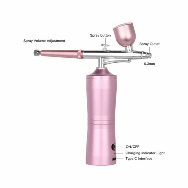 Ασύρματος Επαναφορτιζόμενος Αερογράφος Ροζ 58764117