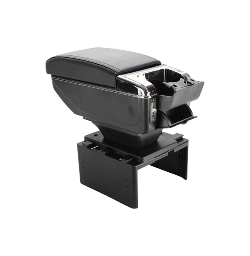 1 Τεμπέλης Αυτοκινήτου Universal με 7 Θύρες USB, Ποτηροθήκη και Τασάκι Μαύρο CTC-002 PERVOI 48430991 - Image 1