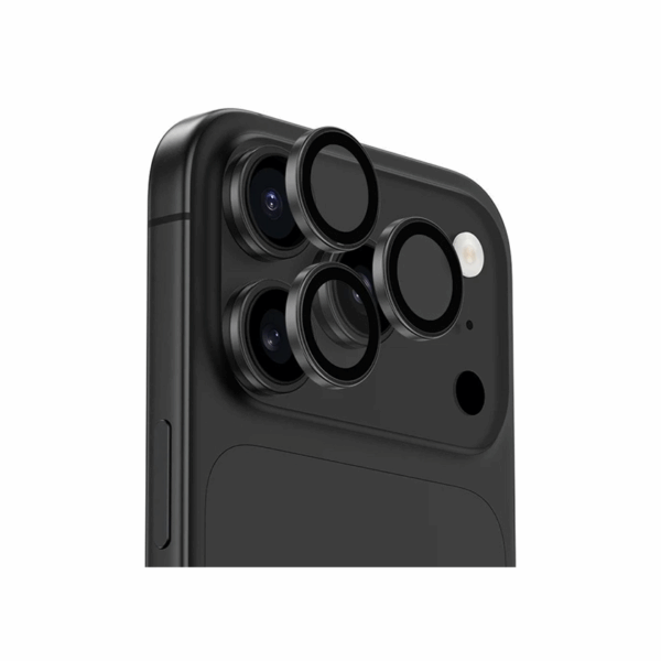 Siipro Metal Ring Style Camera Lens iPhone 17 Pro/Pro Max Μαύρο