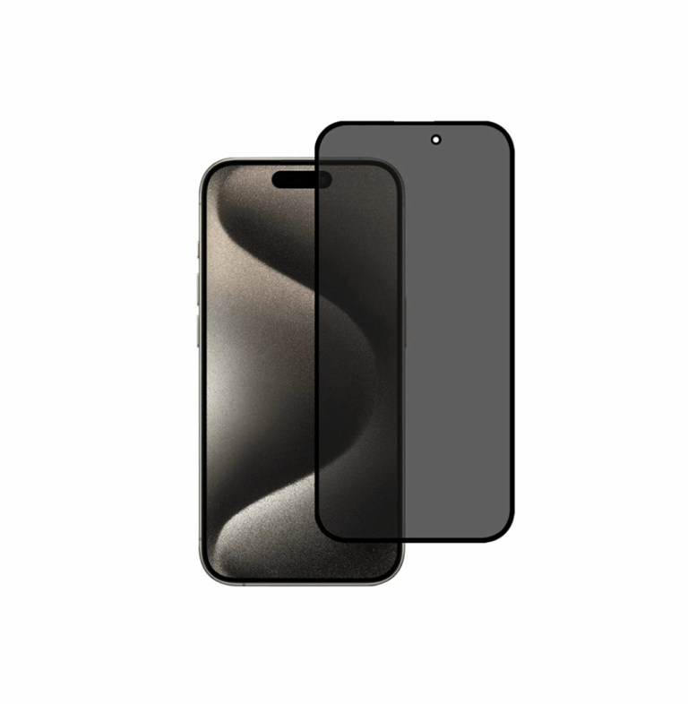 Privacy Full Glue Tempered Glass iPhone 17 Air Μαύρο