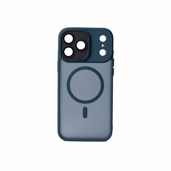 Hybrid Θήκη Σιλικόνης Με Magsafe & Metal Camera Lens Protection iPhone 17 Pro Max Μπλε