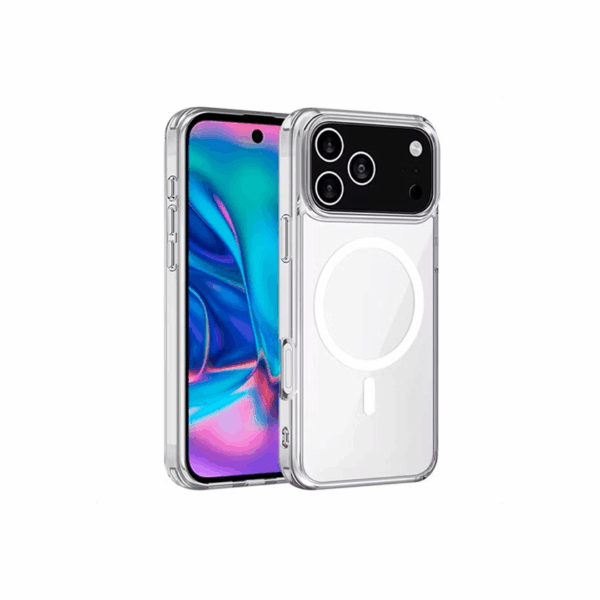 Θήκη Προστασίας Σιλικόνης Clear Case Με MagSafe iPhone 17 Pro Max