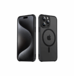 Hybrid Θήκη Σιλικόνης Με Magsafe & Metal Camera Lens Protection iPhone 16 Pro Μαύρη