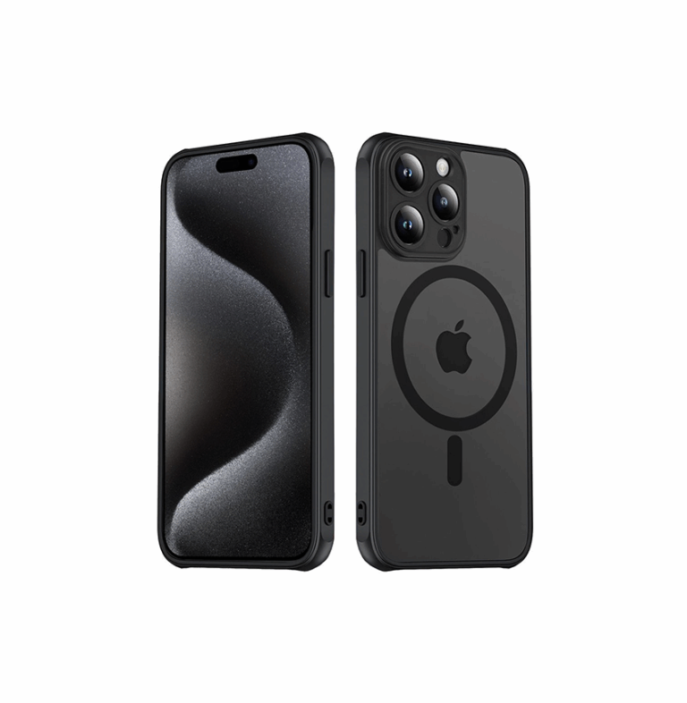 Hybrid Θήκη Σιλικόνης Με Magsafe & Metal Camera Lens Protection iPhone 16 Pro Μαύρη