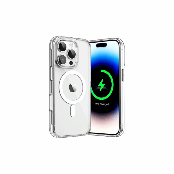 Θήκη Προστασίας Σιλικόνης Clear Case Με MagSafe iPhone 16 Pro