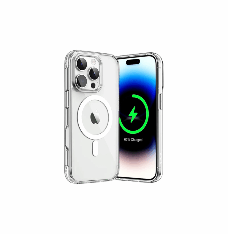Θήκη Προστασίας Σιλικόνης Clear Case Με MagSafe iPhone 16 Pro