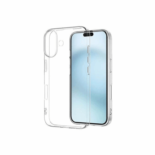 iPhone 16 Plus Θήκη Σιλικόνης Διάφανη TPU