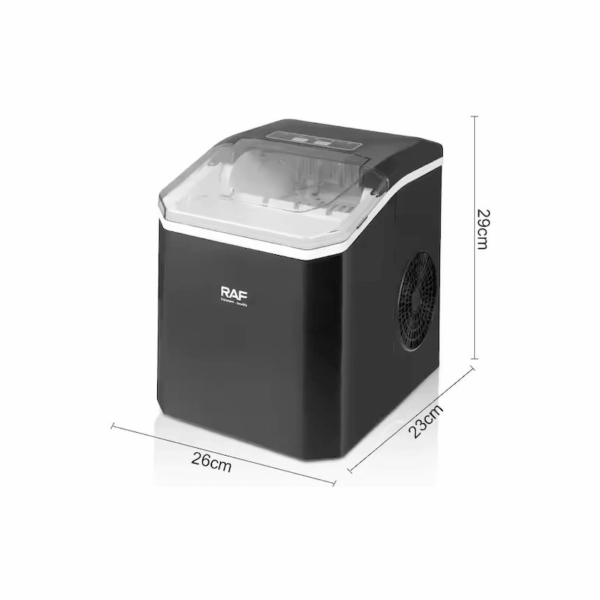 Παγομηχανή 150W ημερήσιας παραγωγής 12 κιλών RAF R.0302 Μαύρο 58501925