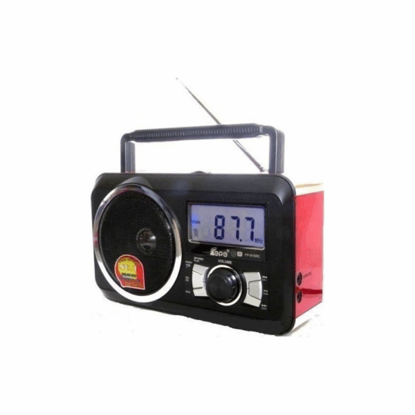 Φορητό Ραδιόφωνο Επαναφορτιζόμενο με USB Κόκκινο FP-910RC 5196295