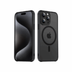 Θήκη Σιλικόνης Με Magsafe Hybrid & Metal Camera Lens Protection iPhone 16 Μαύρη