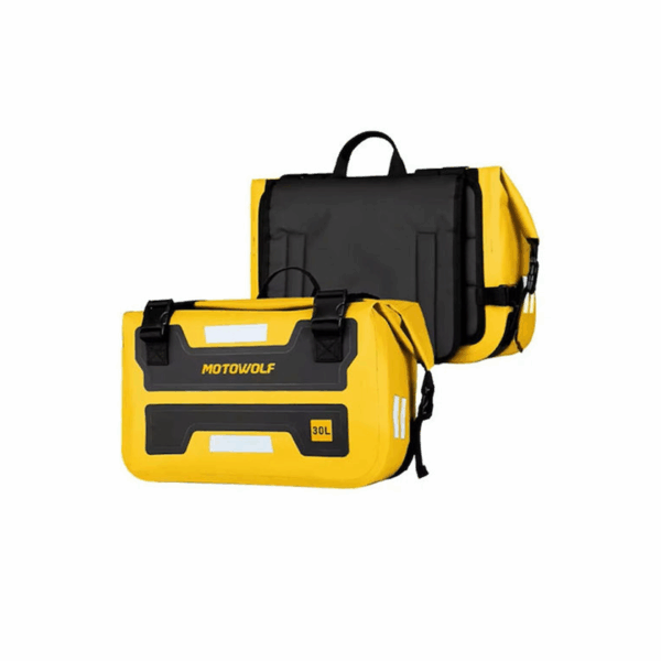 Αδιάβροχη Ταξιδιωτική Τσάντα Μοτοσυκλέτας Motowolf 30L MDL0720 2 Τεμάχια -Κίτρινο  57221158