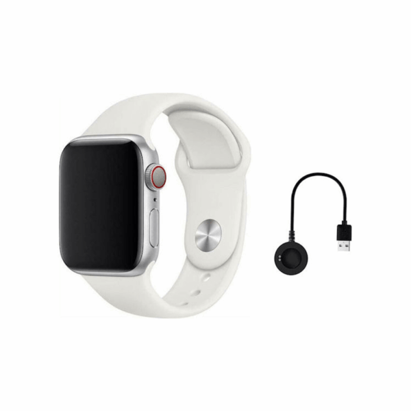 Smartwatch με Παλμογράφο και Απάντηση Κλήσεων-Μηνυμάτων Remax Watch 9 Pro Λευκό - Ασημί 40993388