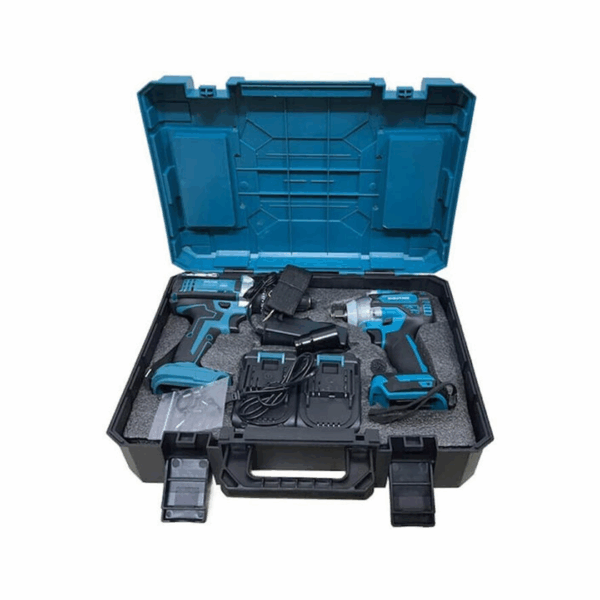 Σετ Δραπανοκατσάβιδο & Μπουλονόκλειδο με 2 Μπαταρίες 2Ah και Θήκη Bisutime TS04623 59586184