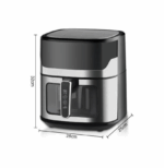 Φριτέζα Αέρος με Αποσπώμενο Κάδο 8.3lt Raf R.5373  Μπλε 48644622 - Image 2