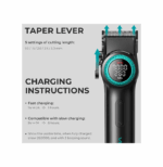 Επαγγελματική Επαναφορτιζόμενη Κουρευτική Μηχανή Γκρι VGR V-001 57600000 - Image 2