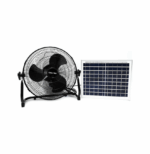 Φορητός Επιδαπέδιος Ηλιακός Ανεμιστήρας 36cm 15W 12000mAh Τριών Ταχυτήτων 37014531 - Image 2