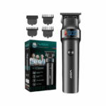 Επαγγελματικό Σετ Επαναφορτιζόμενης Κουρευτικής Μηχανής Μαύρο VGR V-987