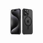 Hybrid Θήκη Σιλικόνης Με Magsafe & Metal Camera Lens Protection iPhone 16 Plus Μαύρη