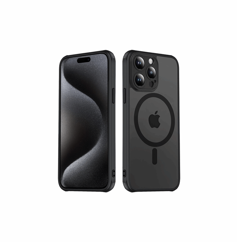 Hybrid Θήκη Σιλικόνης Με Magsafe & Metal Camera Lens Protection iPhone 16 Plus Μαύρη