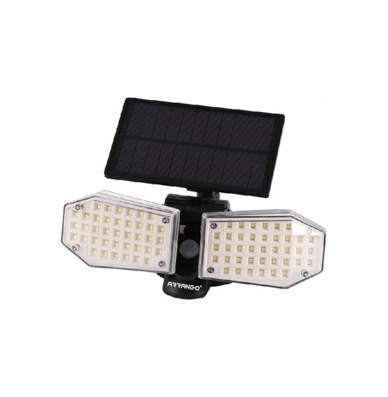 Επιτοίχιο Ηλιακό Φωτιστικό Arrango με Αισθητήρα Κίνησης