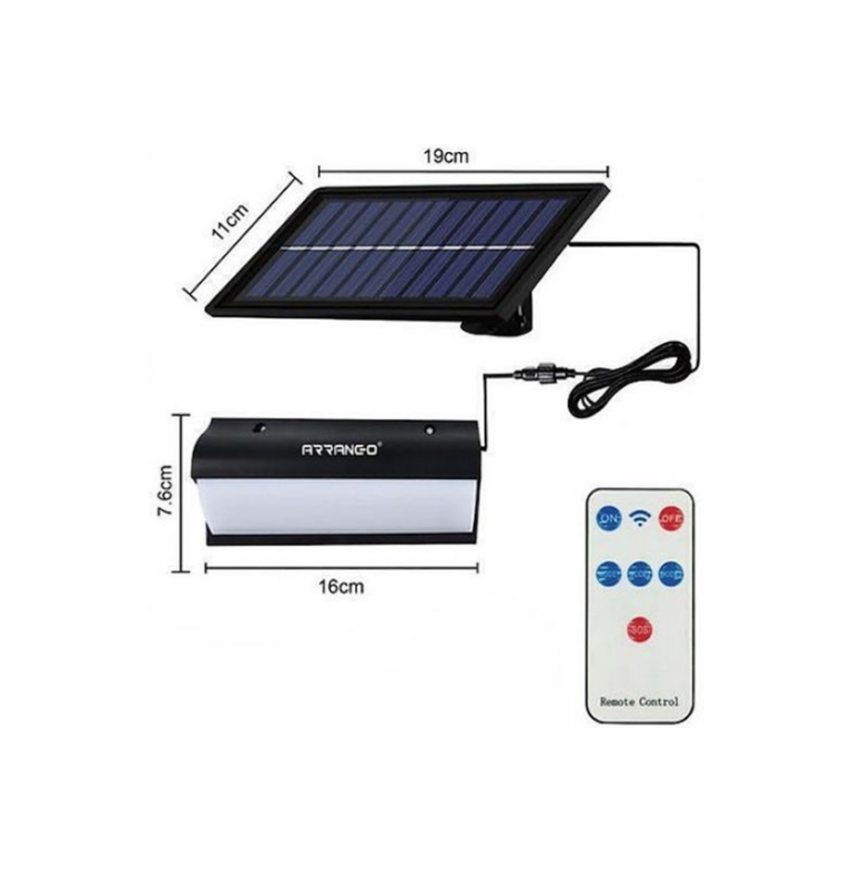 Ηλιακό Φωτιστικό Τοίχου Arrango