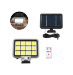 Αδιάβροχο Ηλιακό Επιτοίχιο Φωτιστικό 45W με Ανιχνευτή Κίνησης