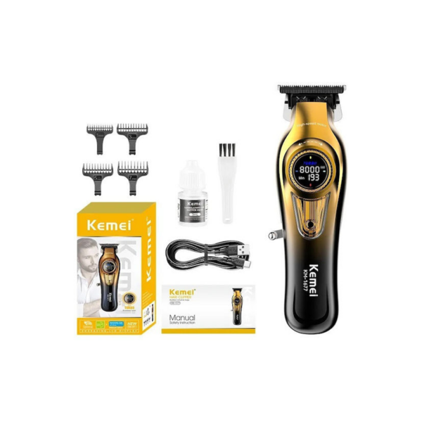 Επαναφορτιζόμενη Κουρευτική Μηχανή Kemei