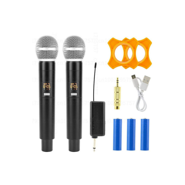 Set Σετ Ασύρματο Δυναμικό Μικρόφωνο Χειρός για Φωνητικά Andowl Q-MIC002 42882898