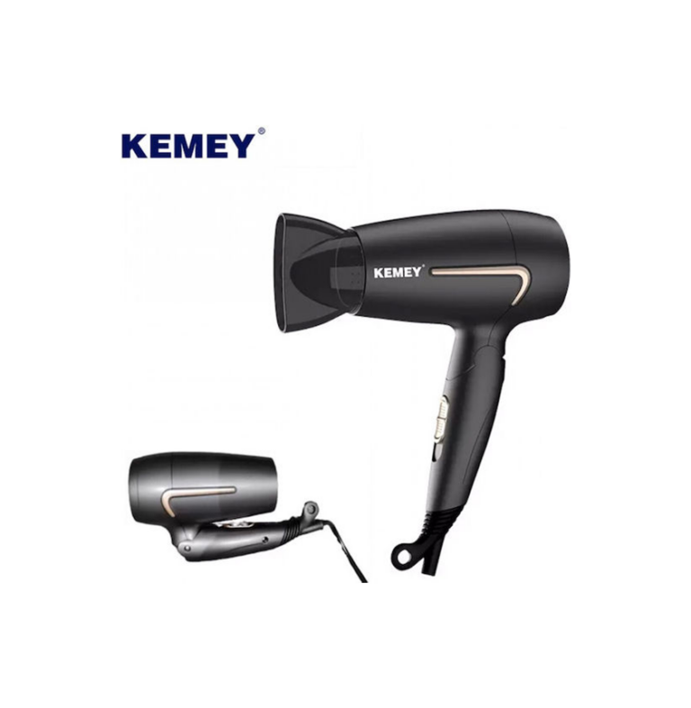 Πιστολάκι Μαλλιών Ταξιδίου 1800W Kemei KM-6834