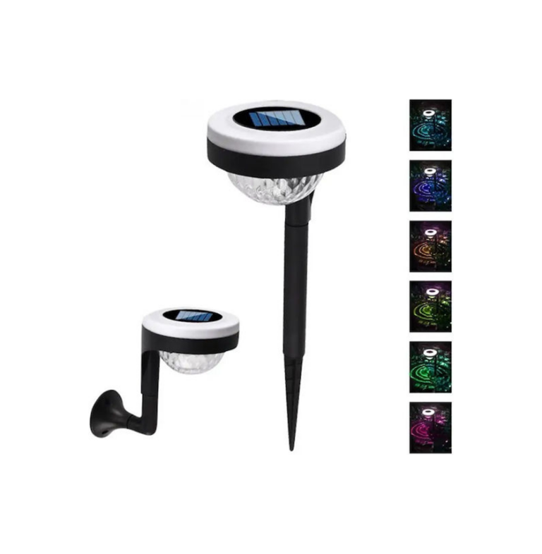 Καρφωτό Ηλιακό Φωτιστικό RGB με Φωτοκύτταρο Arrango