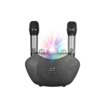 Ηχείο Karaoke με Ασύρματα Μικρόφωνα και Εφέ Φωτισμού