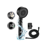 Τηλέφωνο Ντουζ με Ψηφιακή Ένδειξη Θερμοκρασίας, 5 Λειτουργίες