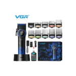 Επαγγελματική Επαναφορτιζόμενη Κουρευτική Μηχανή Μπλε VGR