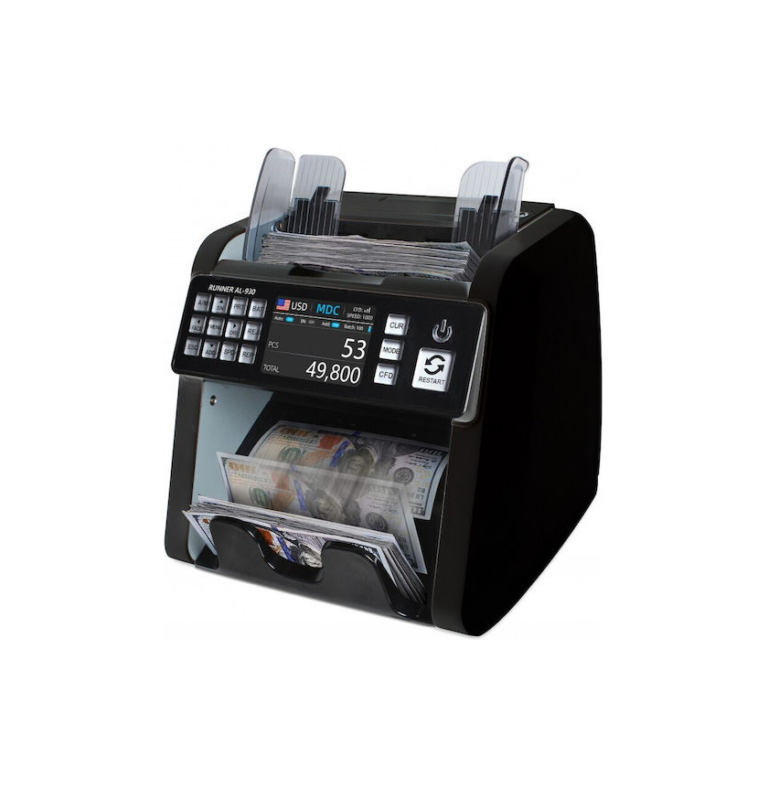 Ανιχνευτής - Καταμετρητής Χαρτονομισμάτων Runner AL-930