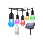 Ηλιακή Αδιάβροχη Γιρλάντα Εξωτερικού Χώρου Με 16 led λάμπες