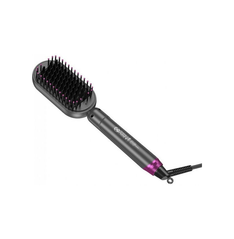 Κεραμική Ηλεκτρική Βούρτσα για Ίσιωμα Μαλλιών 85W Hoco HP44