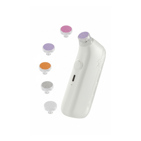 Επαναφορτιζόμενη Ηλεκτρική Παιδική Λίμα Νυχιών με 5 Κεφαλές