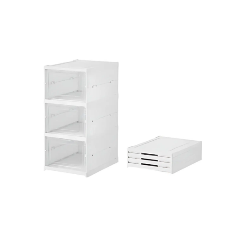 Αναδιπλούμενα Πλαστικά Κουτιά Αποθήκευσης Παπουτσιών