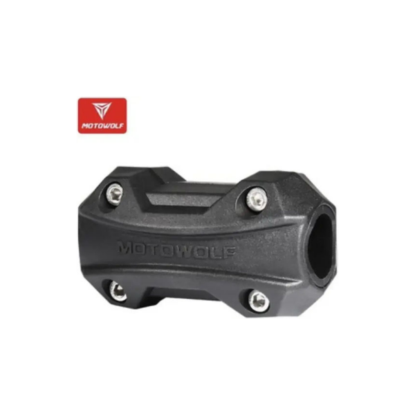 Προστατευτικά Κάγκελων 22 25 28mm Black Motowolf Mdl-3703