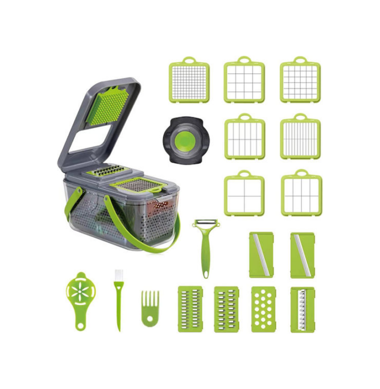 Πολυκόπτης Λαχανικών Πλαστικός Χειροκίνητος