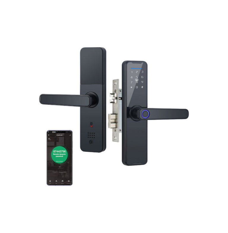 Ηλεκτρονική Κλειδαριά σε χρώμα Μαύρο με Σύνδεση Wi-Fi