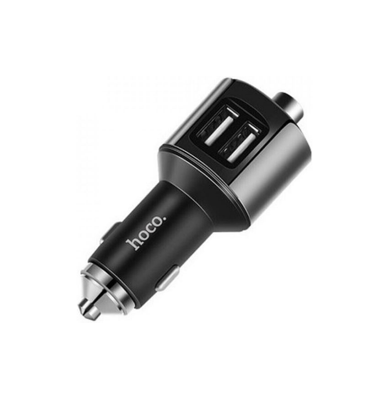 FM Transmitter Αυτοκινήτου E19 με USB HOC-E19-BK Hoco