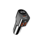 Φορτιστής Αυτοκινήτου Μαύρος Moxom MX-VC17