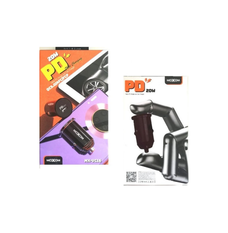 Φορτιστής Αυτοκινήτου Μονής Θύρας Nano PD Μαύρος