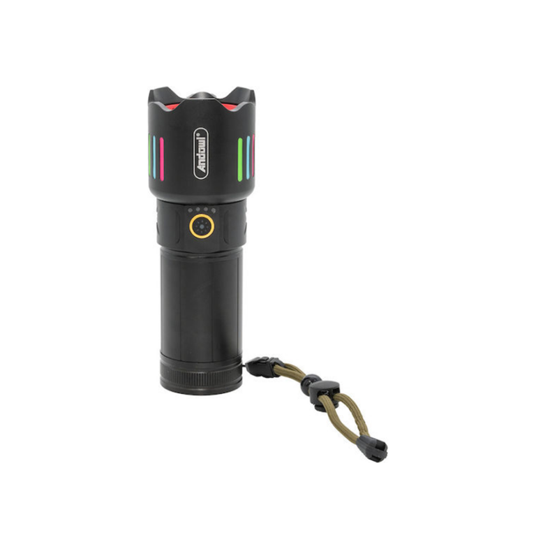 Ισχυρός Φακός Χειρός Επαναφορτιζόμενος LED Laser