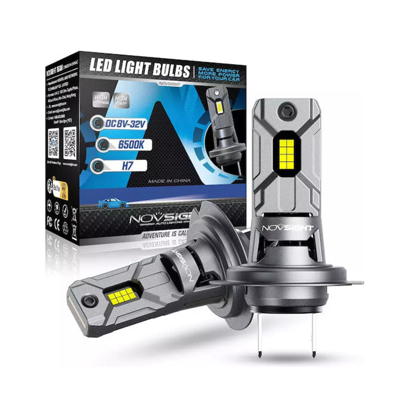 1 Λάμπες Αυτοκινήτου H7 LED 6500K Ψυχρό Λευκό 60W NovSight