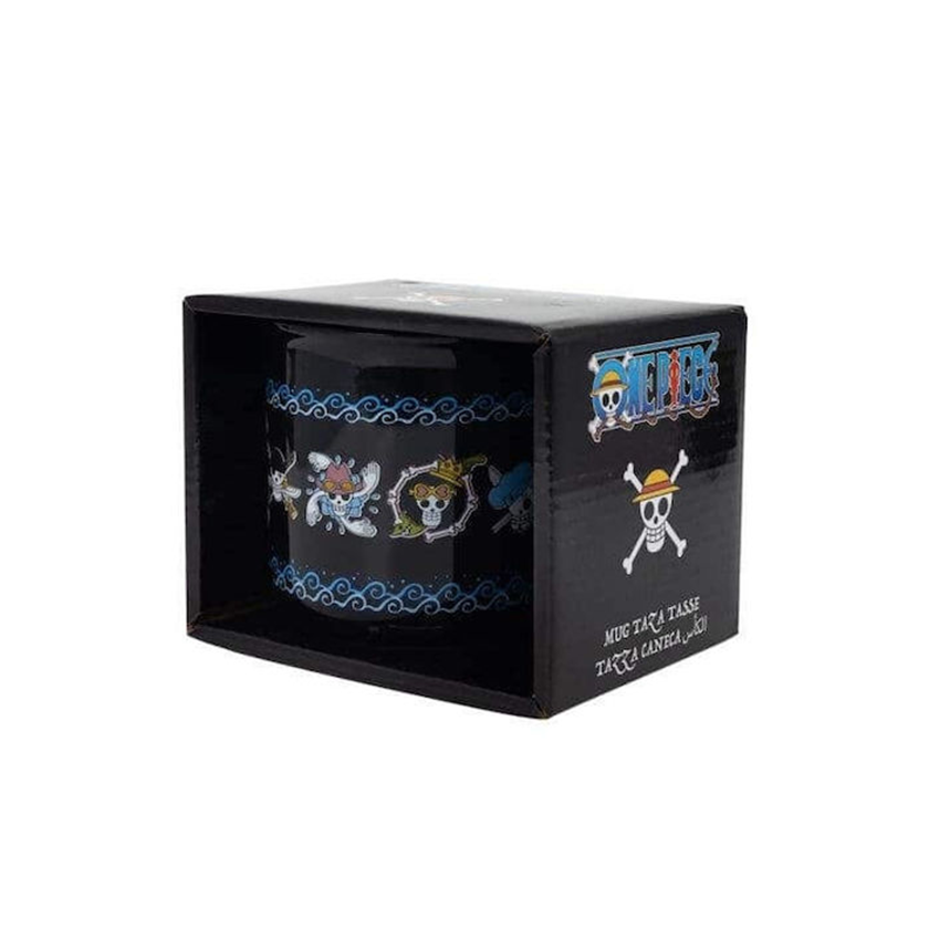 1 Stor: One Piece Skulls Anime Young Adult Breakfast Mug In Gift Box (415ml) (537) - Image 1