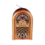 Retro Επιτραπέζιο Ραδιόφωνο Επαναφορτιζόμενο με USB Καφέ R-1950BT 40063570