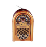 Retro Επιτραπέζιο Ραδιόφωνο Επαναφορτιζόμενο με USB Καφέ R-1950BT 40063570